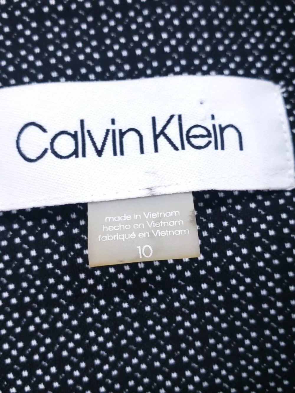 Calvin Klein Long Length Jacket Coat Womens Size 10 Single Breasted Formal